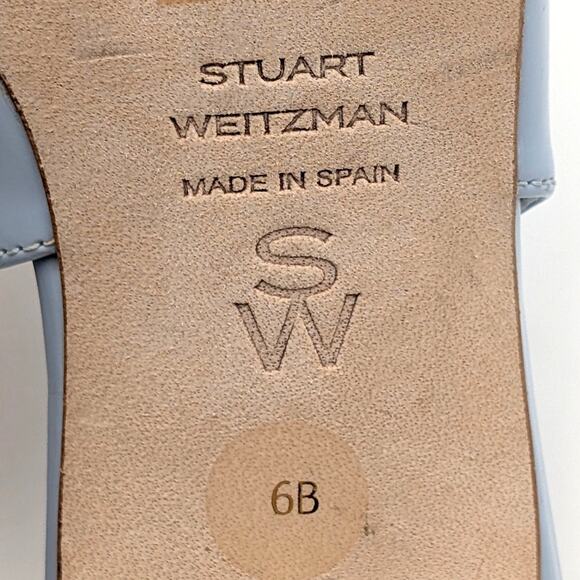 Stuart Weitzman Rosie 35 Slingback Heel Pump Women's Cielo Size US6B EU36.5 - Picture 11 of 12